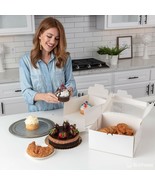 Cake Boxes for Packaging 25-Pk 10&quot; X 10&quot; X 5&quot; Sturdy White Cake Boxes W ... - $47.43 CAD
