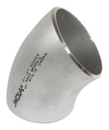 JNDIA Butt Weld SCH10S WP304L 2-1/2&quot; Stainless Steel Short Radius 90 Elbow - £36.33 GBP