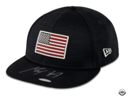 Max Homa PGA Autographed 2023 Ryder Cup Saturday Blue Hat UDA - $795.00