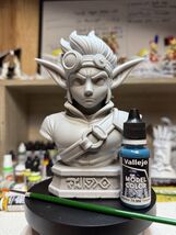 Busto Jak and Daxter 16 cm en resina – Homenaje – Figura sin pintar - $1,316.92 MXN