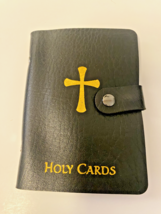 Holy Card Holder 5.25&quot; Black Booklet, New - £6.99 GBP