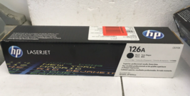 ONE (1) Genuine HP 126A Black Toner Print Cartridge CE310A - Factory Sea... - £26.24 GBP
