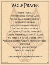 Wolf Prayer poster - $6.60