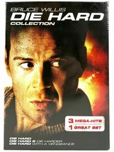 Bruce Willis Die Hard Collection Dvd Set Die Hard 1 &amp; 2 &amp; With A Veng EAN Ce - New - £18.51 GBP