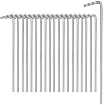 40 Pc Tent Pegs Garden Stakes Tarp Anchor Heavy Duty Steel Metal Picnic ... - $14.80