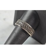 Unisex Vintage Estate Sterling Silver Fidget Ring 4.6g E4993 - $49.50