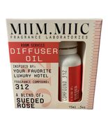 Miim Miic Room Service Diffuser Oil 312 Sueded Rose 15 ml Luxury Hotel Inspired - $16.20