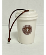 Starbucks Coffee 1971 Brown Siren Logo To Go Cup Ceramic Christmas Ornam... - $14.99