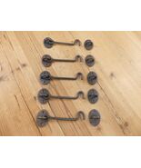 5 Iron Hook &amp; Latch Eye Lock Window Hand Forged Barn Cabin Door **SOME R... - $39.22 CAD