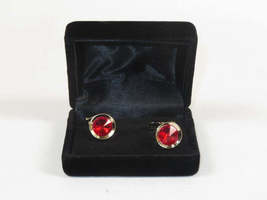 Men J.Valintin Cufflinks by Vitorofolo for French Cuff Shirt V35-27 Red Gold image 3
