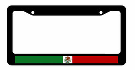 Mexico Mexican Flag Country Stripe Colors Racing Car Truck License Plate Frame - £9.40 GBP