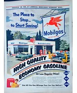 Mobilgas High Quality Economy Gasoline color Regular Price-1953 Vintage ... - $13.95