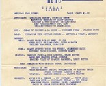 Marine Terrace Hotel Menu &amp; Rate Schedule Miami Beach Florida 1948 Anti-... - £77.37 GBP