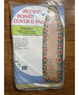 NOS Vintage Teflon Ironing Board Cover &amp; Pad Sunflower USA The Ironees C... - $457.31 MXN