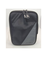 Eddie Bauer Beige Black/Gray Top Zip Organizer Bag - $24.15 CAD