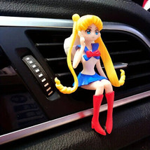 Sailor Moon Air Freshener Aromatherapy Car Vent Ornament Anime Figure - £12.48 GBP