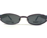 EasyFlip Brille Rahmen MOD Q4080 80 Blau Violett W Clip On Linsen 52-17-135 - $55.57