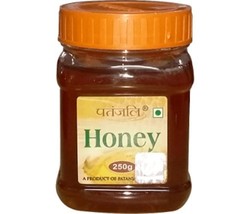 2x 100 % Pure Patanjali Herbal Honey cough cold fever Refine Blood 250g - £14.52 GBP