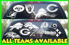 Football Teams Vinyl Decal Car Truck Window Sticker Vehicle Accessories Decor - £3.89 GBP+