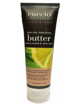 Cuccio Naturale Butter & Scrub - White Limetta & Aloe Vera, 4 ounces - £8.91 GBP