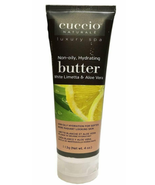 Cuccio Naturale Butter &amp; Scrub - White Limetta &amp; Aloe Vera, 4 ounces - £8.84 GBP