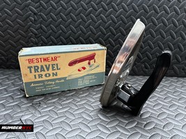 Vintage Travel Iron &quot;BESTWEAR&quot; 250 Watt AC-DC current in Original box - £23.79 GBP