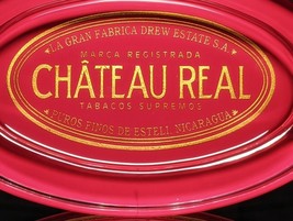 Chateau Real Cigar Ashtray in original box Measures 7.5" L x 4.75" W x 1.75" H image 3