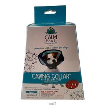 Calm Paws Caring Collar with Calming Disk for Dogs Small Neck size 8&quot;-11&quot; - £11.38 GBP