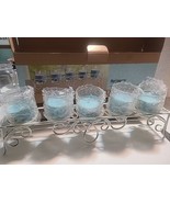 New Pier 1 Imports 5 Filled Candle Set  Marine Breeze Votive Metal Stand... - $419.64 MXN