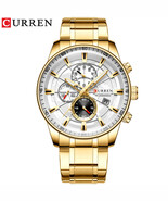 Watch Wristwatch Men Chronograph Luminous Hands Watches Stainless Steel ... - $65.48 CAD