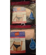 Hanes Women's 100% Cotton Hi-Cut 2 Pack Lot of 2 - Total of 4 Size 9 - €14,45 EUR Hanes Women's 100% Cotton Hi-Cut 2 Pack Lot of 2 - Total of 4 Size 9 - €14,45 EUR
