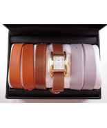 La Mer Silver Interchangeable Gift Box: Nude, Mocha Smooth &amp; Tobacco Straps - $177.19 CAD