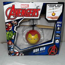 Marvel IRON MAN Flying UFO Ball Helicopter Marvel Avengers NEW! - £7.69 GBP