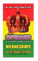 The Crown Wednesdays LA 90s Reggae Rave Flyer Underground Dubwise Dance ... - $24.70