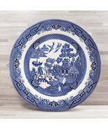 Vintage Churchill Blue Willow 10.25&quot; Dinner Plate Made In England - $22.50