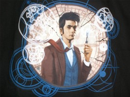 TeeFury Doctor Who LARGE &quot;The Oncoming Storm&quot; David Tennant Tribute Shir... - $14.00