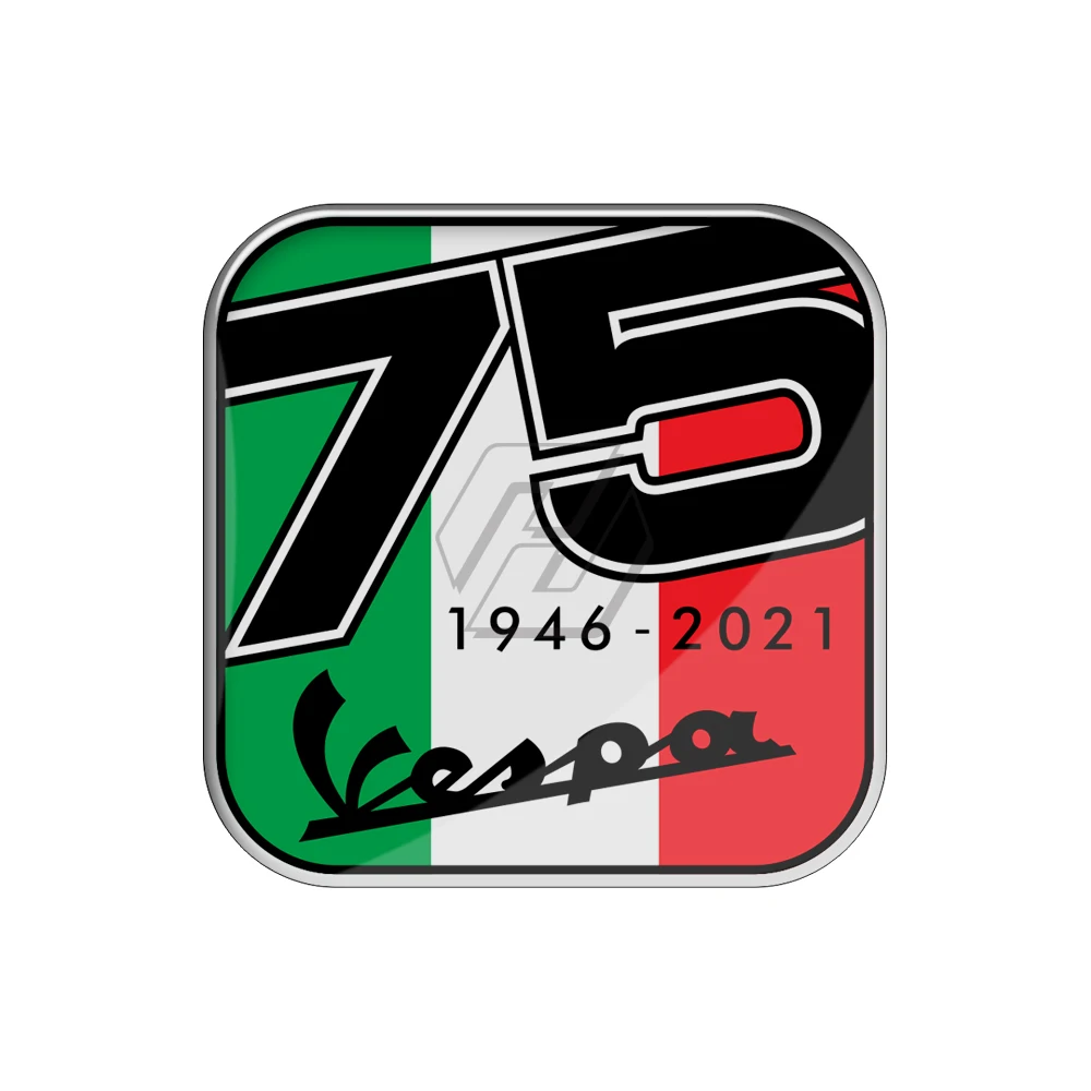 3D Resin Scooter Sticker Case  Vespa GTS Sprint Primavera 75th 75 Years Young An - £104.42 GBP