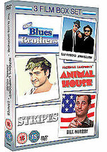 The Blues Brothers/Animal House/Stripes DVD (2010) John Belushi, Landis (DIR) Pr - £14.92 GBP
