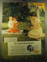 1950 Kodak Brownie Hawkeye Camera Ad - Your snapshots tell the story best - £14.60 GBP