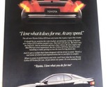 Toyota Celica Vintage Print Ad 1989 PA8 - £6.25 GBP