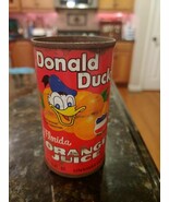 Vintage Disney Donald Duck Orange Juice Can 6 oz Size Collectible Rare - $417.20 MXN