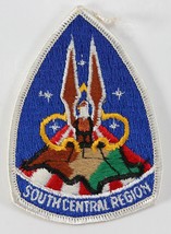 Vintage South Central Region White Border Teardrop Camp Boy Scout BSA Patch A - $11.69