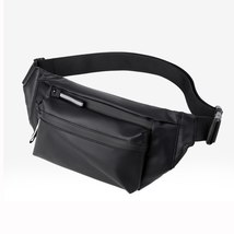 Men Waist Fanny Pack Hip Bum Belt Bag Money Pouch Travel Fashion Waterproof Oxfo - £19.41 GBP