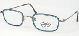 Vintage Rare Luxottica LU1293 F207 Silver /BLUE Eyeglasses Frame 45-21-135 Italy - £47.37 GBP