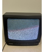 Vintage Sylvania 13&quot; CRT TV Black Retro Gaming NES N64 Sega Tested SRC1351 - $69.25
