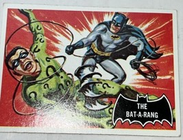 1966 Topps Batman Black Bat #46 The BAT-A-RANG - £3.44 GBP