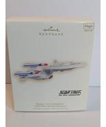 2007 Star Trek Next Gen Future Enterprise  Hallmark Ornament w Light- Boxed - $753.89 MXN