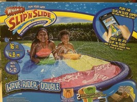 Wham-O SLIP N SLIDE Wave Rider Double Inflatable Slide w/ 2 Boogies incl... - £39.28 GBP