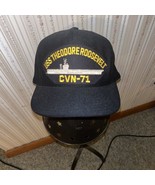 USS  Theodore Roosevelt CVN 71 Navy Ship Hat U.S. Military Official Ball... - $17.81