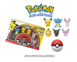 ✅Official Pokémon Umbreon Sylveon &amp; More 6Pc Set Action Figure Face Changers NEW - £33.97 GBP